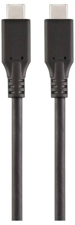 Produktbild: Renkforce USB-Kabel USB4&reg; USB-C&reg; Stecker 1.00m Schwarz RF-6830438