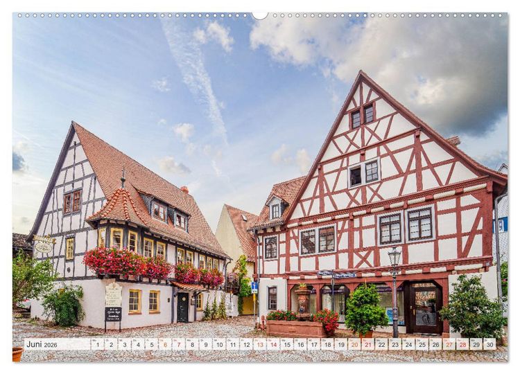 Produktbild: Michelstadt Impressionen (hochwertiger Premium Wandkalender 2026 DIN A2 quer), Kunstdruck in Hochglanz