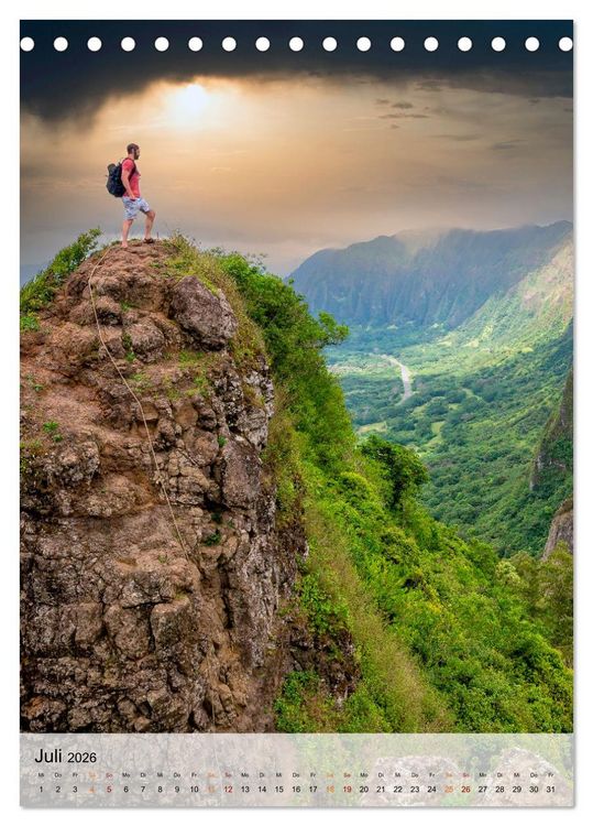 Produktbild: Wandern - meine Leidenschaft (Tischkalender 2026 DIN A5 hoch), CALVENDO Monatskalender