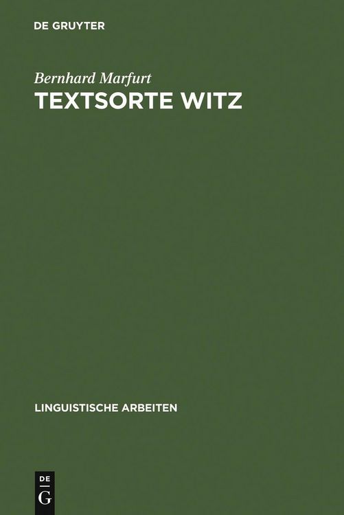 Produktbild: Textsorte Witz
