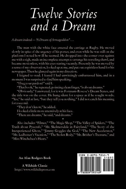 Produktbild: Twelve Stories and a Dream by H. G. Wells, Science Fiction, Short Stories