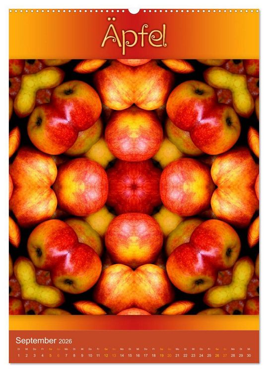 Produktbild: Kulinarische Mandalas (Wandkalender 2026 DIN A2 hoch), CALVENDO Monatskalender