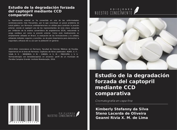 Produktbild: Estudio de la degradaci&oacute;n forzada del captopril mediante CCD comparativa