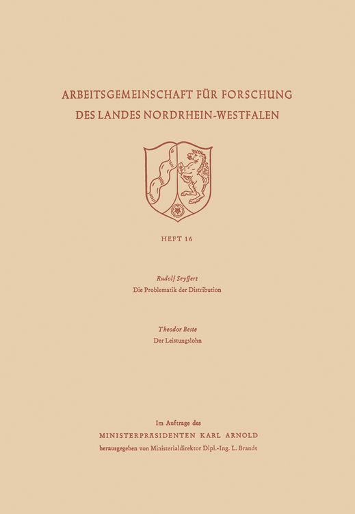 Produktbild: Die Problematik der Distribution / Der Leistungslohn