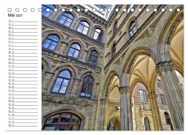 Produktbild: Bremen ganz nah (Tischkalender 2027 DIN A5 quer), CALVENDO Monatskalender
