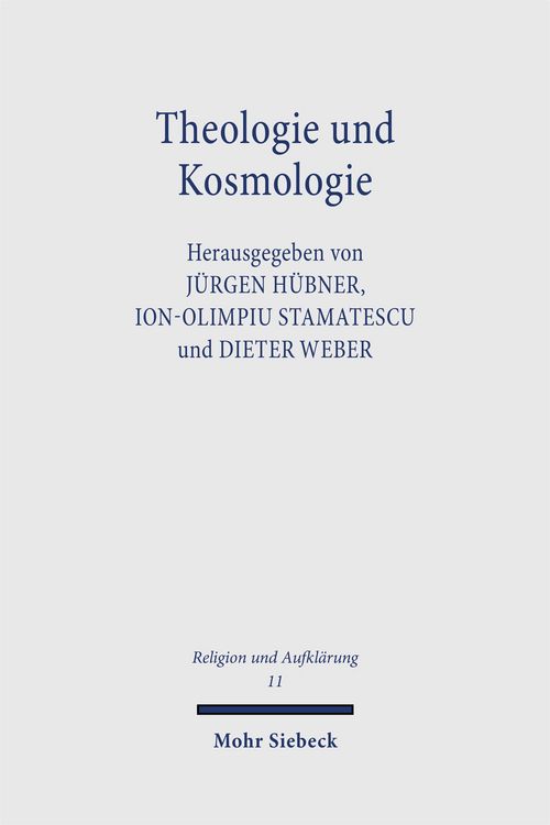 Produktbild: Theologie und Kosmologie