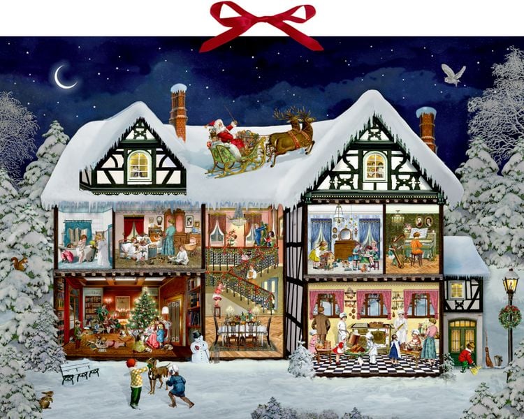 Produktbild: Im Adventshaus, Wand-Adventskalender (Behr)