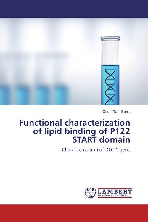 Produktbild: Functional characterization of lipid binding of P122 START domain