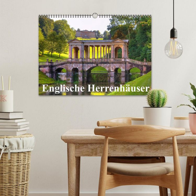 Produktbild: Englische Herrenh&auml;user (Wandkalender 2026 DIN A3 quer), CALVENDO Monatskalender