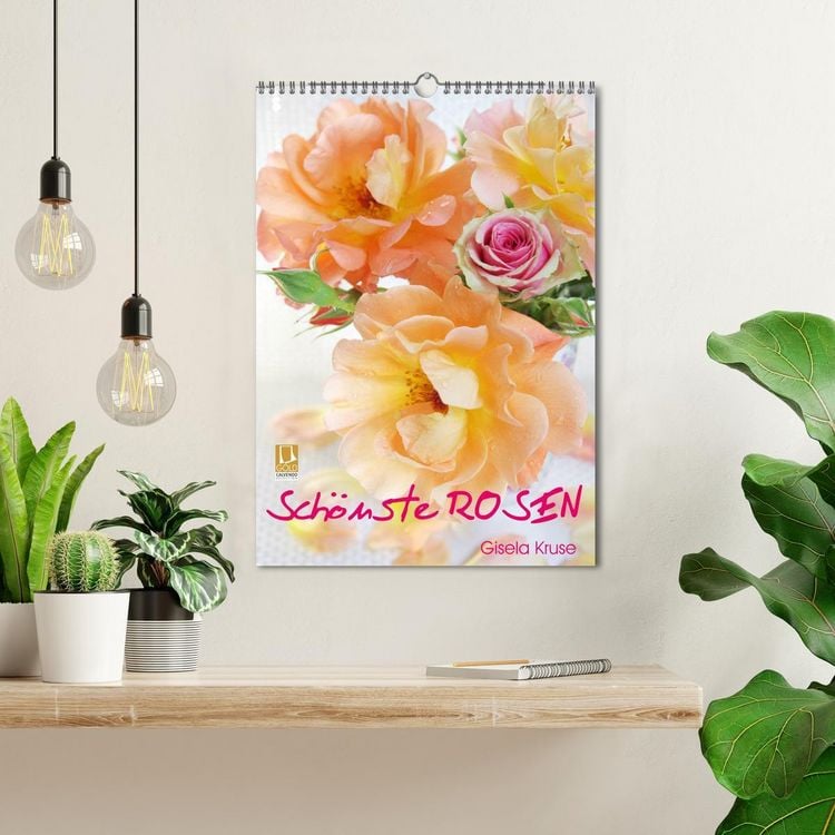 Produktbild: Sch&ouml;nste Rosen (Wandkalender 2026 DIN A3 hoch), CALVENDO Monatskalender