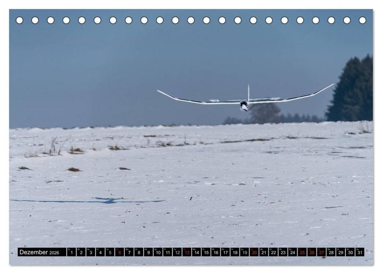 Produktbild: Modellflugkalender 2026 (Tischkalender 2026 DIN A5 quer), CALVENDO Monatskalender
