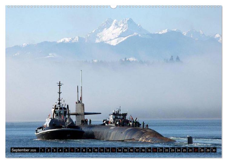 Produktbild: U-Boote - Milit&auml;rische Unget&uuml;me (hochwertiger Premium Wandkalender 2026 DIN A2 quer), Kunstdruck in Hochglanz