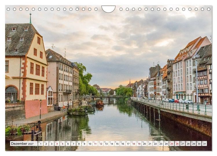 Produktbild: Romantisches Stra&szlig;burg (Wandkalender 2027 DIN A4 quer), CALVENDO Monatskalender