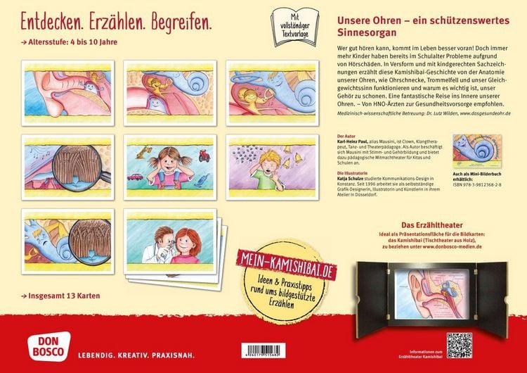 Produktbild: Die wunderbare Ohrenschnecke. Kamishibai Bildkartenset