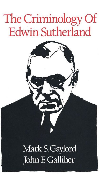 Produktbild: The Criminology of Edwin Sutherland