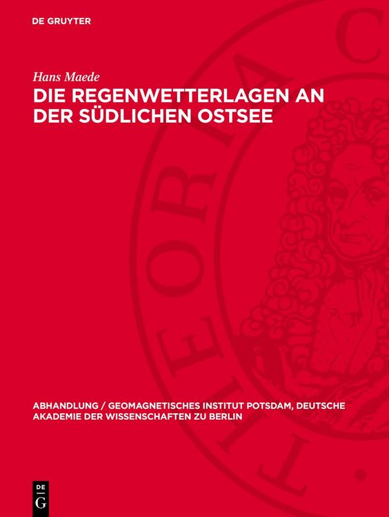 Produktbild: Die Regenwetterlagen an der s&uuml;dlichen Ostsee