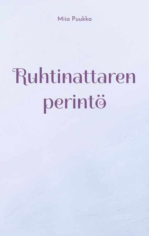 Produktbild: Ruhtinattaren perint&ouml;