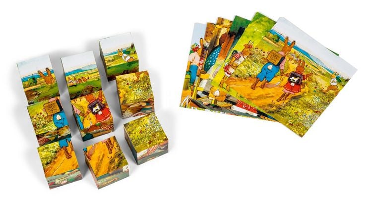 Produktbild: Die H&auml;schenschule: W&uuml;rfelpuzzle