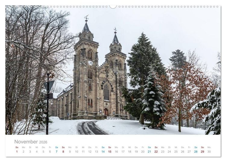 Produktbild: Sonneberg - Spielzeugstadt im Th&uuml;ringer Wald (hochwertiger Premium Wandkalender 2026 DIN A2 quer), Kunstdruck in Hochglanz