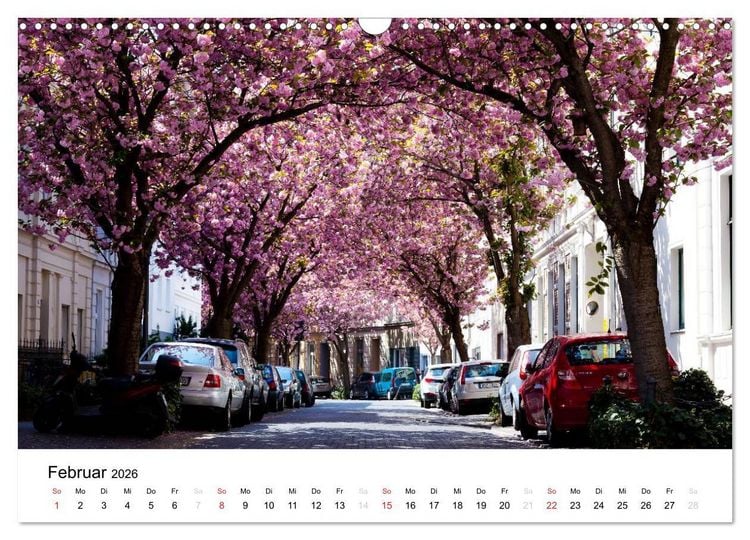 Produktbild: Bonn - Kirschbl&uuml;tenfest in der Altstadt (Wandkalender 2026 DIN A3 quer), CALVENDO Monatskalender