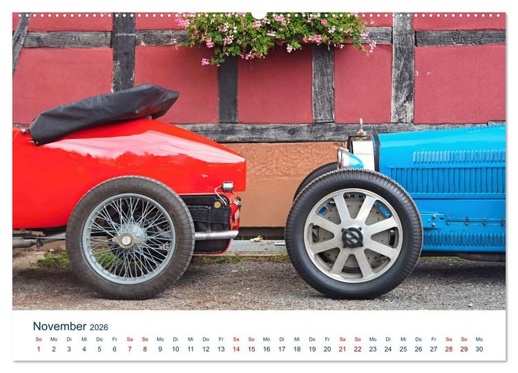 Produktbild: Bugatti Traumautos (hochwertiger Premium Wandkalender 2026 DIN A2 quer), Kunstdruck in Hochglanz