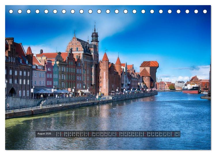 Produktbild: Polnische Bernsteink&uuml;ste (Tischkalender 2026 DIN A5 quer), CALVENDO Monatskalender