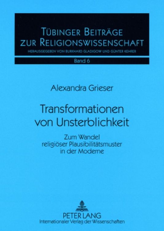 Produktbild: Transformationen von Unsterblichkeit