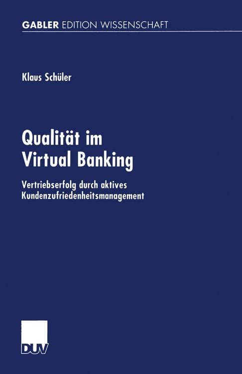 Produktbild: Qualit&auml;t im Virtual Banking