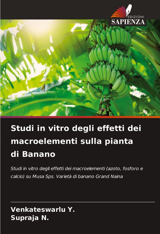 Produktbild: Studi in vitro degli effetti dei macroelementi sulla pianta di Banano