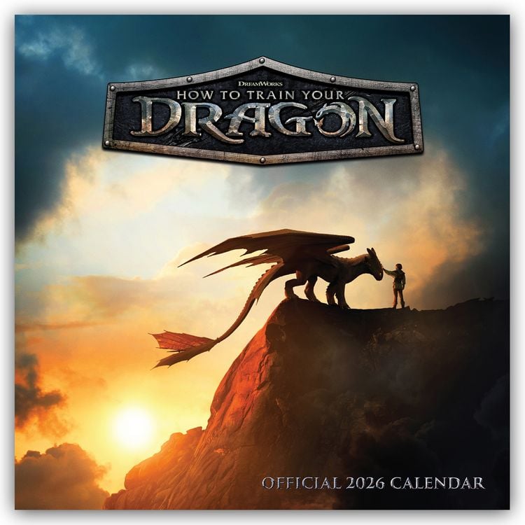 Produktbild: How to train your Dragon Movie – Drachenzähmen leicht gemacht – Offizieller Kalender 2026
