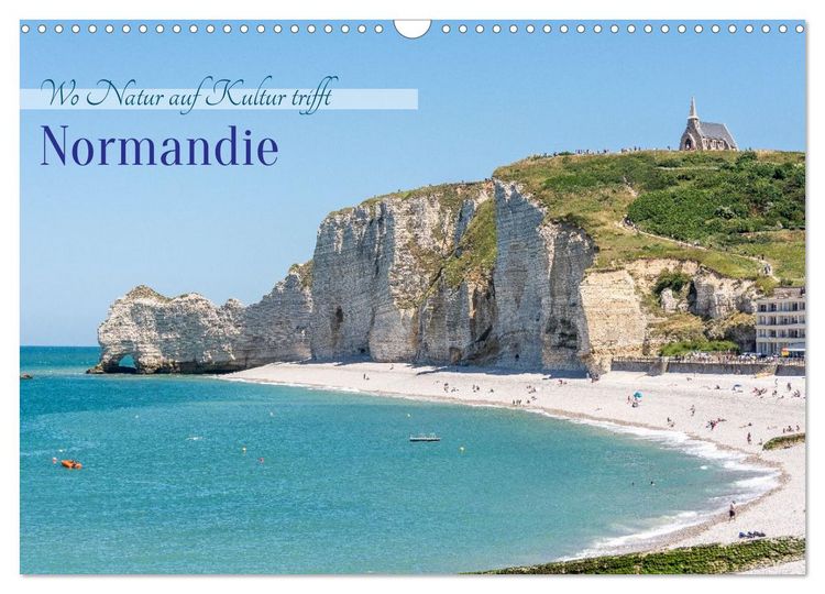 Produktbild: Normandie &ndash; Wo Natur auf Kultur trifft (Wandkalender 2026 DIN A3 quer), CALVENDO Monatskalender