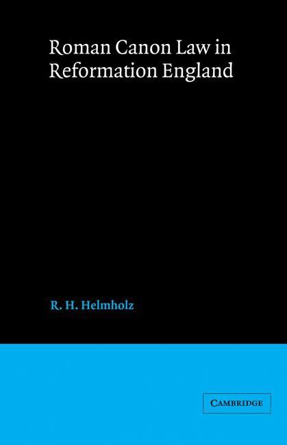 Produktbild: Roman Canon Law in Reformation England
