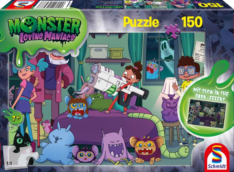 Produktbild: Schmidt Spiele - Monster Loving Maniacs: Bo als Monsterjäger, 150 Teile