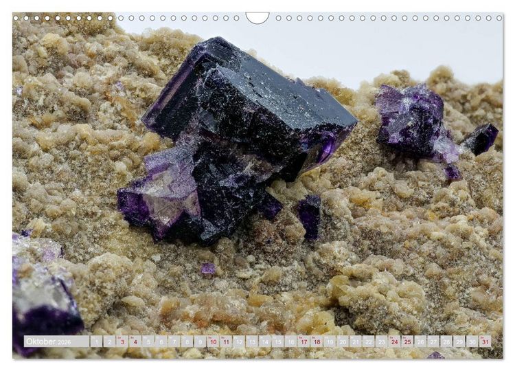 Produktbild: Faszination Mineralien (Wandkalender 2026 DIN A3 quer), CALVENDO Monatskalender