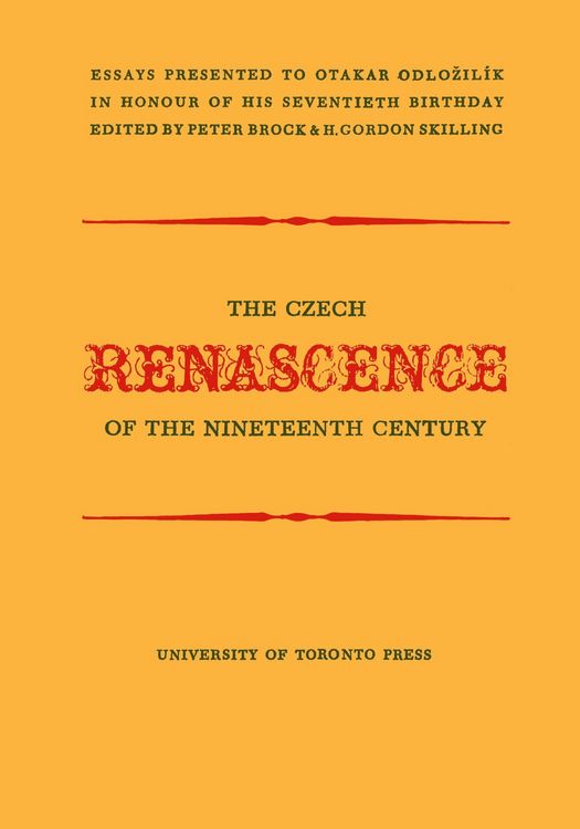 Produktbild: The Czech Renascence of the Nineteenth Century
