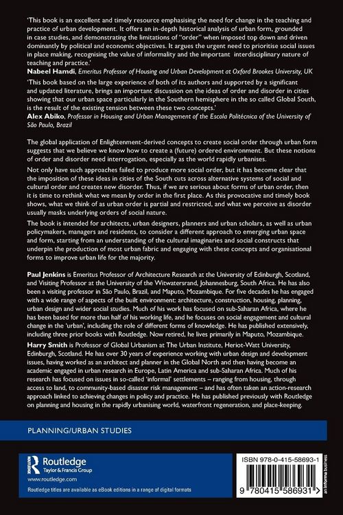 Produktbild: Order and Disorder in Urban Space and Form