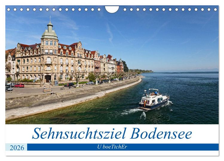 Produktbild: Sehnsuchtsziel Bodensee (Wandkalender 2026 DIN A4 quer), CALVENDO Monatskalender