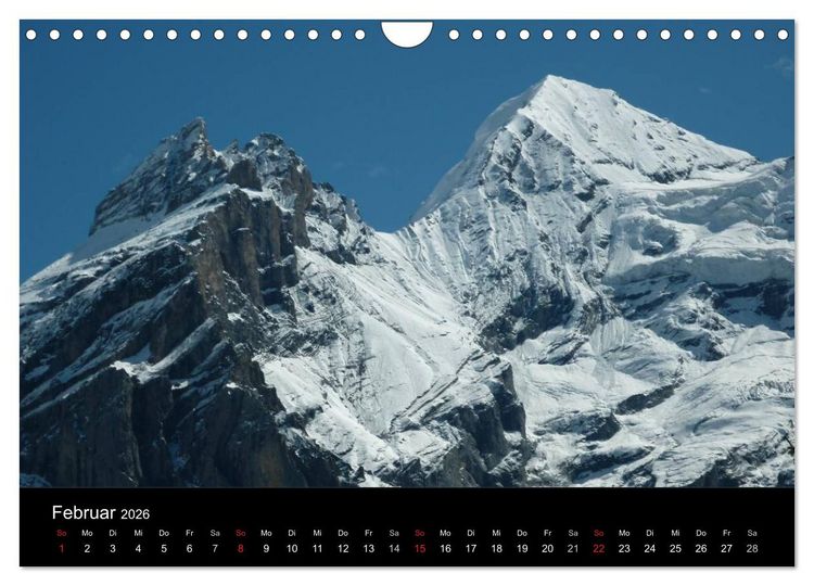 Produktbild: Die Welt der Berge (Wandkalender 2026 DIN A4 quer), CALVENDO Monatskalender