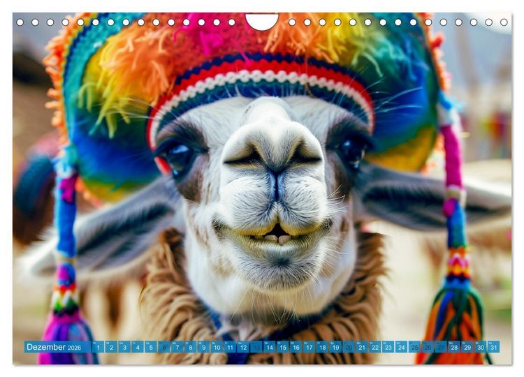 Produktbild: Witzige Tier-Selfies. Lustige Portraits aus der Tierwelt (Wandkalender 2026 DIN A4 quer), CALVENDO Monatskalender