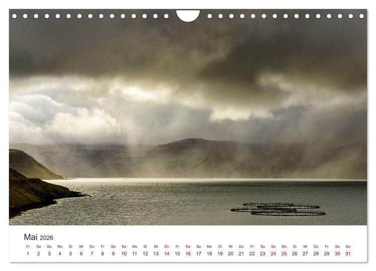 Produktbild: Landschaftstr&auml;ume in den Westfjorden (Wandkalender 2026 DIN A4 quer), CALVENDO Monatskalender