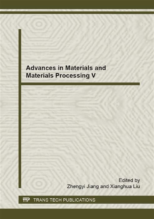 Produktbild: Advances in Materials and Materials Processing V