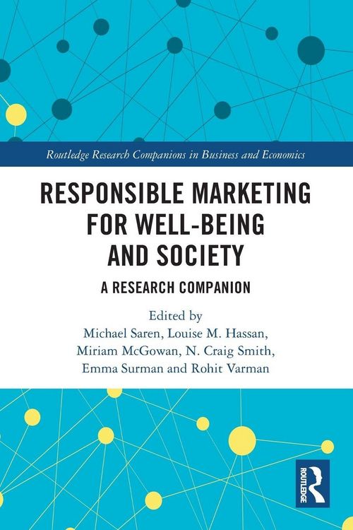 Produktbild: Responsible Marketing for Well-being and Society