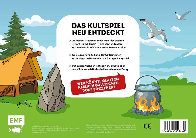 Produktbild: Stadt, Land, das inoffizielle Spiel f&uuml;r Gallier-Fans &ndash; Der Spieleklassiker zur beliebten Comicreihe