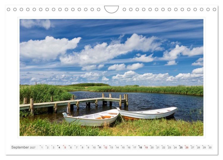 Produktbild: J&uuml;tland. Die Westk&uuml;ste zwischen Ringk&oslash;bing und Ribe (Wandkalender 2027 DIN A4 quer), CALVENDO Monatskalender
