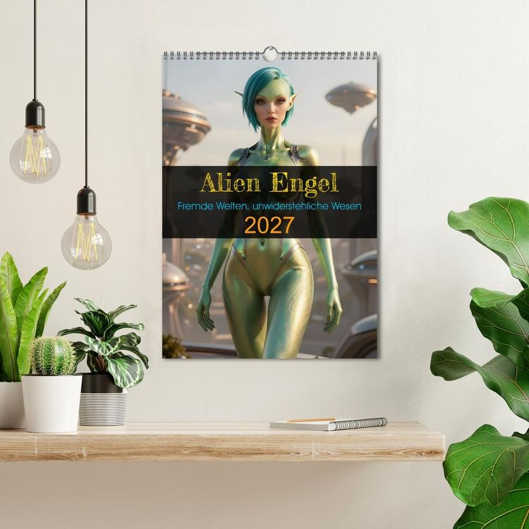 Produktbild: Alien Engel (Wandkalender 2027 DIN A3 hoch), CALVENDO Monatskalender