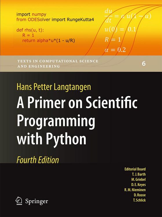 Produktbild: A Primer on Scientific Programming with Python