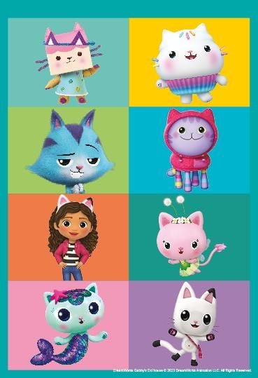 Produktbild: Gabby's Dollhouse: Katzenstarker Sticker- und Malspa&szlig;