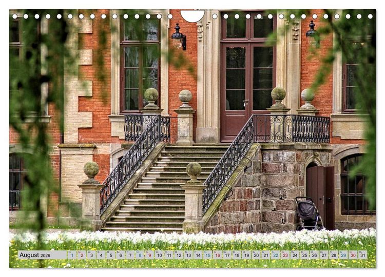 Produktbild: Schloss Bothmer - Kl&uuml;tzer Schlossimpressionen (Wandkalender 2026 DIN A4 quer), CALVENDO Monatskalender