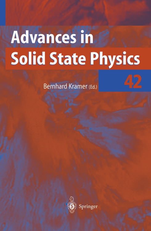 Produktbild: Advances in Solid State Physics