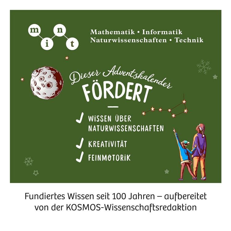 Produktbild: Adventskalender - Die sch&ouml;nsten Experimente zur Weihnachtszeit